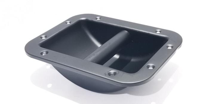 handle box speaker HBBL mangkok oval cekung 17 x 21 cm handel pegangan box speaker harga per pcs