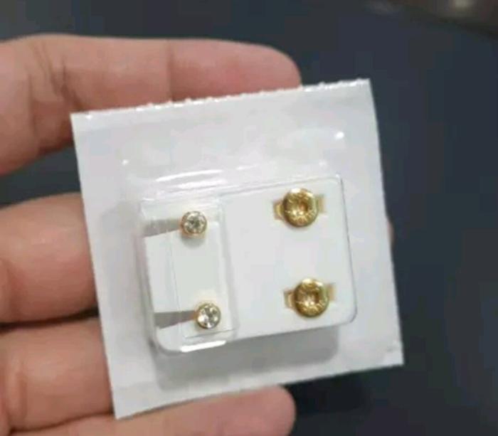 1 pasang Anting bayi Anting tindik - Kerabu tembak Studex