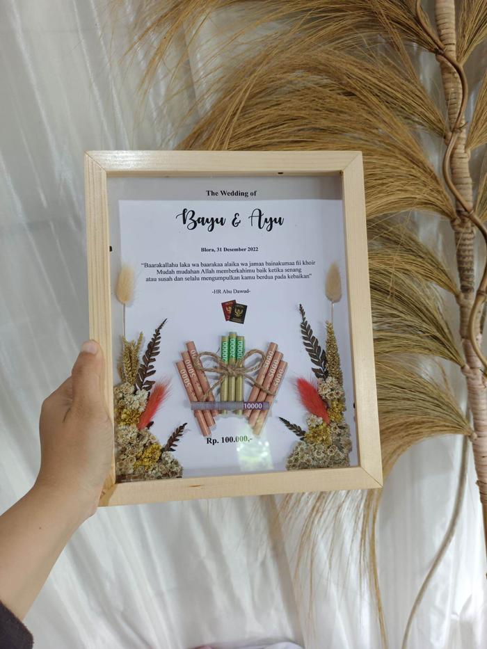 TERMURAH MAHAR PERNIKAHAN BINGKAI 20x25cm