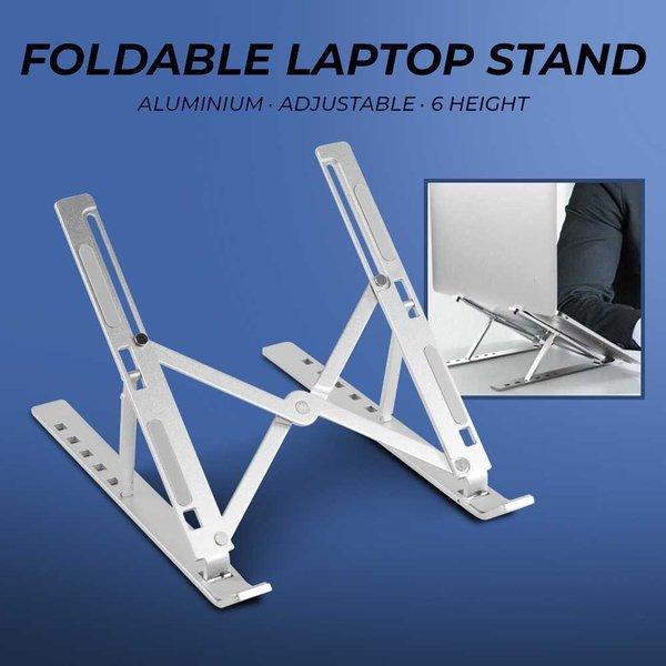 Nuoxi Laptop Stand Aluminium Foldable Adjustable 6 Height - N3 - Stand Laptop Aluminium - Penyangga