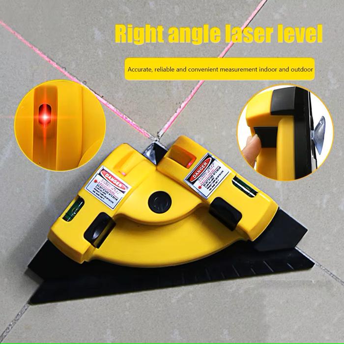 WATERPAS LASER LEVEL LINE UKUR SIKU PERMUKAAN SUDUT 90DERAJAT LANTAI KERAMIK GRANIT ALAT LASER SIKU