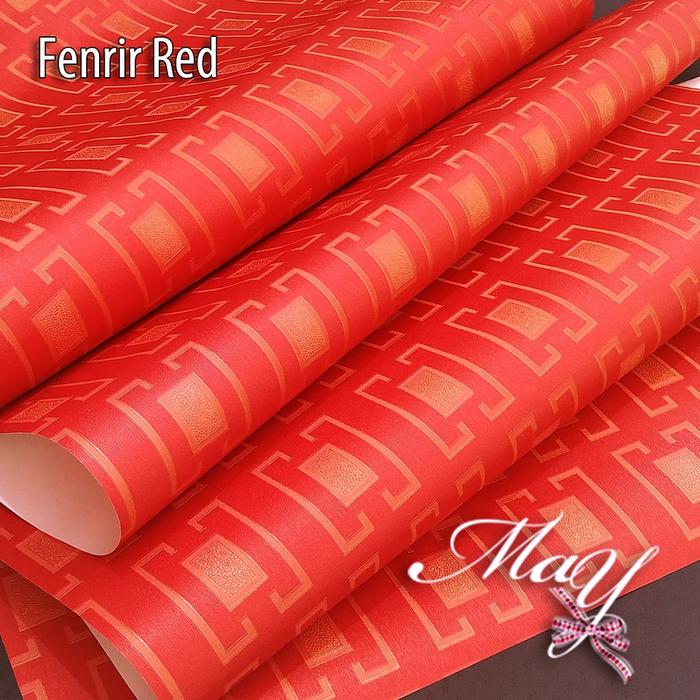 Meteran Wallpaper Mahar Hantaran Seserahan Background Kertas Motif Kotak Emas Fenrir