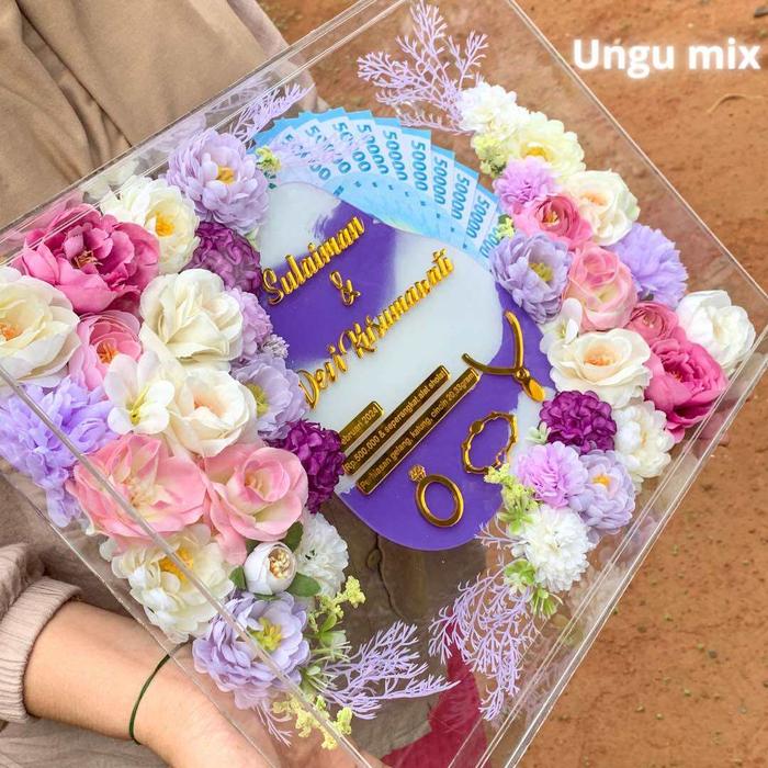 Mahar Pernikahan Bingkai Akrilik 40x50 / Mahar Murah / Frame Mahar Full Akrilik / Mahar Kekinian