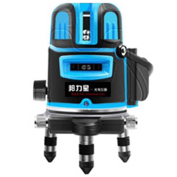Mesin Self Leveling Laser 2 Line with Remote Laser Meter Pengukur Jarak 360° Derajat Rotary Garis Ve