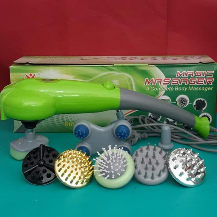 Alat pijat kesehatan 8in1/pijat badan anti pegal/Magic Massager 8 mata/Hand Massager