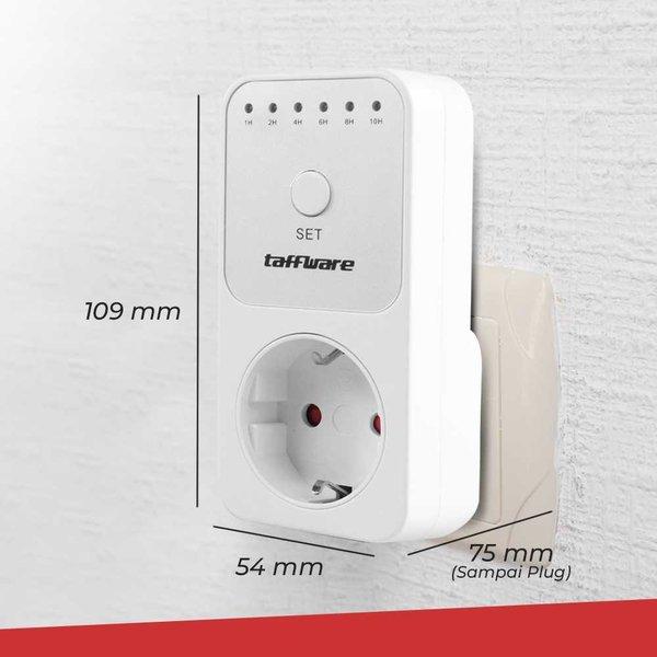 Taffware Stop Kontak Digital Timer Switch - W03 - Stop Kontak Timer