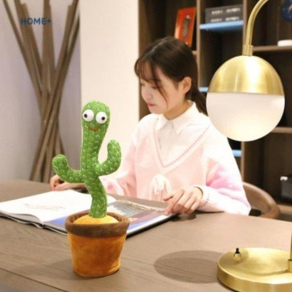 Mainan Viral Dancing Cactus Doll Talking Toy Mainan Kaktus Goyang Menari Bicara Kaktus Bergoyang Bon