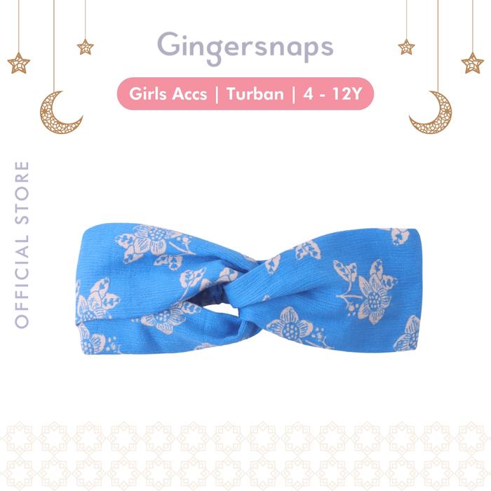 Gingersnaps Havana Serenade 1 Accs Turban Blue - Bandana Anak Perempuan (Biru)