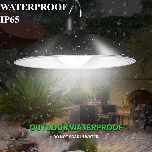 Lampu Led Solar Panel Waterproof Two Light - Bohlam 2 Led Tenaga Surya - Lampu Teras Solar Panel - L