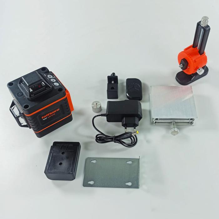 Mesin Laser Level Auto Siku Bangunan 16 Line Self Leveling Leser 3D 4D - Alat Ukur Tukang Waterpass
