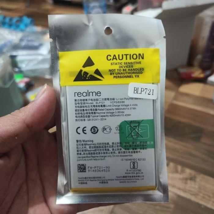 ORIGINAL 100% Baterai Batre REALME C2 RMX1941 RMX1945 ORIGINAL 100% BLP721 || Battery Batrei Batere