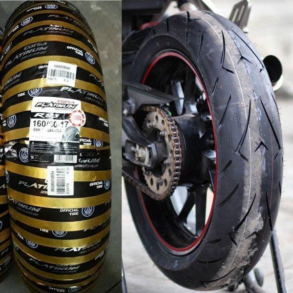 ban Corsa r93 160 60 17 ban motor corsa r46 r93 110 120 150 cbr 150 r15 ninja r25 mt25 z250 pirelli 