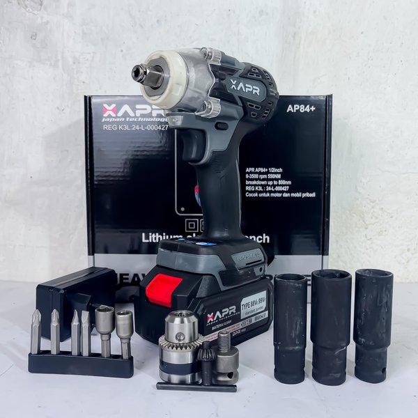 impact wrench 48s APR JAPAN tech mesin pembuka baut ban mobil motor CVT baterai cordless 400nm