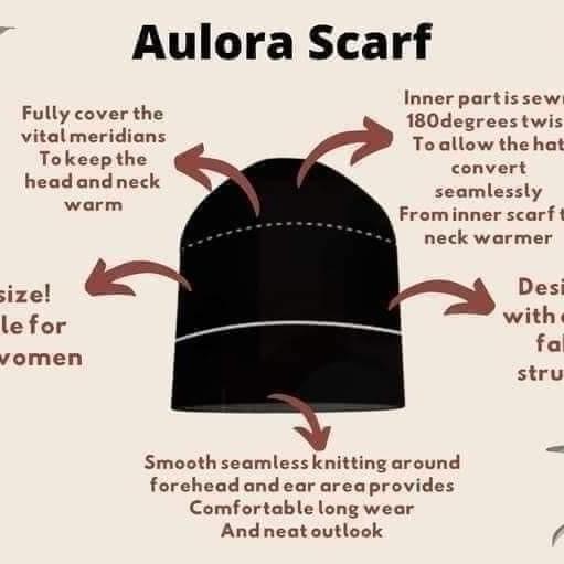 Aulora Scarf Pelindung leher dan kepala kain
