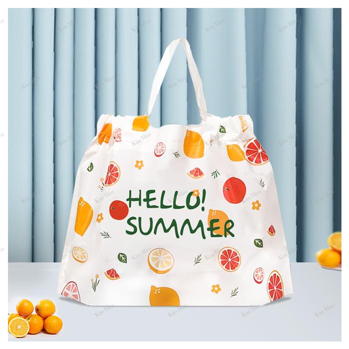 Shopping Bag Serut Tas Belanja Plastik Kantong Goodie Bag