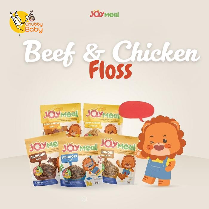 Joymeal - Chicken & Beef Floss - Abon Mpasi Anak Non MSG