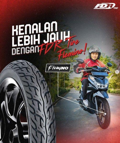 BAN LUAR FDR 100-90-14 FLEMINO TUBELESS Ban Motor LEXI S, LEXI,