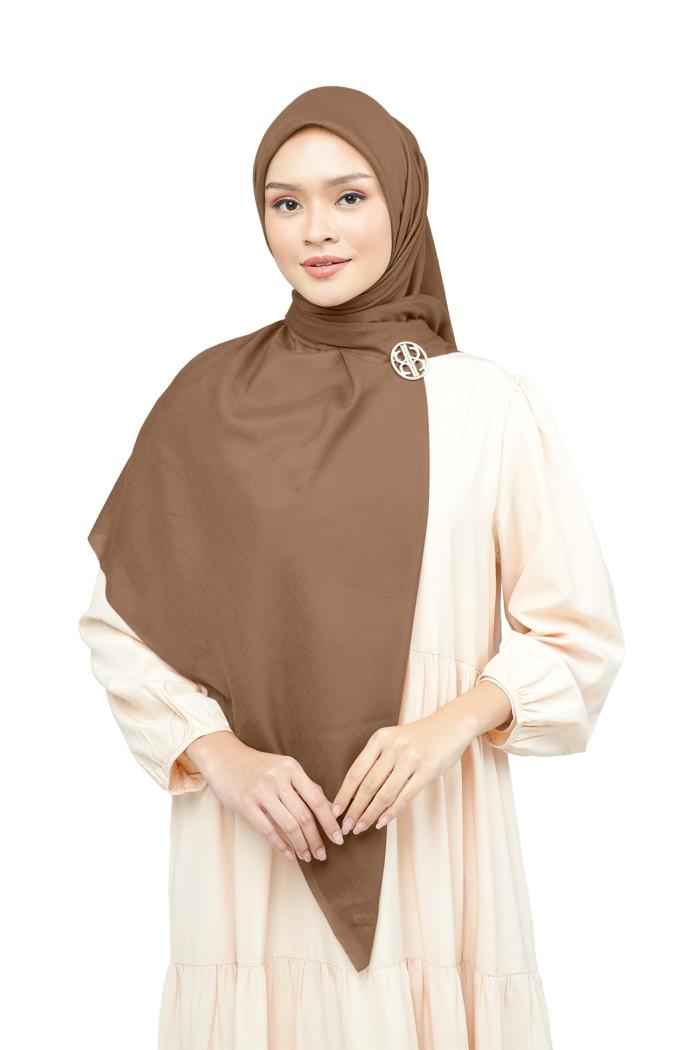 Nada Puspita -Nada Voile Scarf Large - Brown