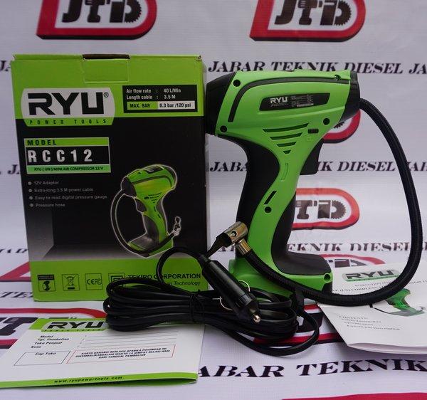 RYU KOMPRESOR MINI POMPA BAN MOBIL MOTOR DC 12 V RCC12