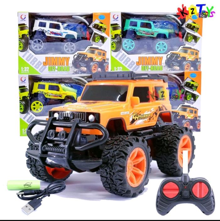 RC Remote Control Mobil ROCK CLIMBER CRAWLER OFFROAD Boast Monster Berlampu