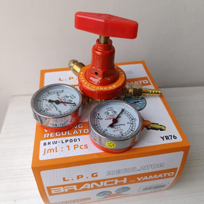 Regulator Gas LPG 50 KG High Pressure Yamato / Regulator Gas Las BagusR2O2 regulator gas anti bocor 