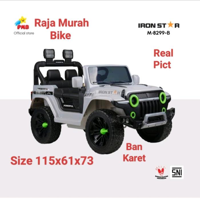 Mobilan Aki Jeep 8288 PMB Ralli Art Ban Karet Mobil Aki Jeep Ban Karet Mobilan Aki Jeep PMB 8288 Mo