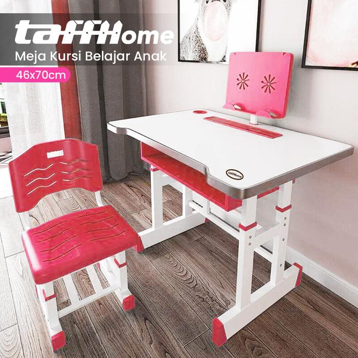 TaffHOME Meja Kursi Belajar Anak Meja Kerja Komputer Laptop Meja Gaming Rumah Minimalis Portable 40