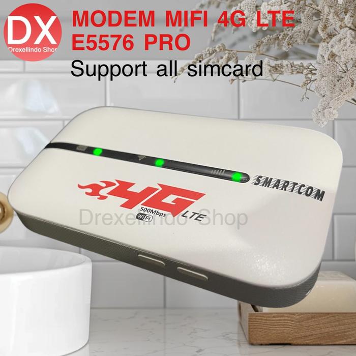 Modem mifi SMARTCOM 4G Lte E5576 Unlock All Operator