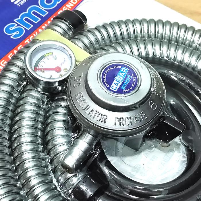 REGULATOR GAS SELANG CAISAR / REGULATOR GAS CAISAR 1,8 METER
