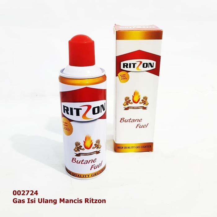 Gas Isi Ulang Refill Korek Api Gas Bara Ritzon Jumbo 230g
