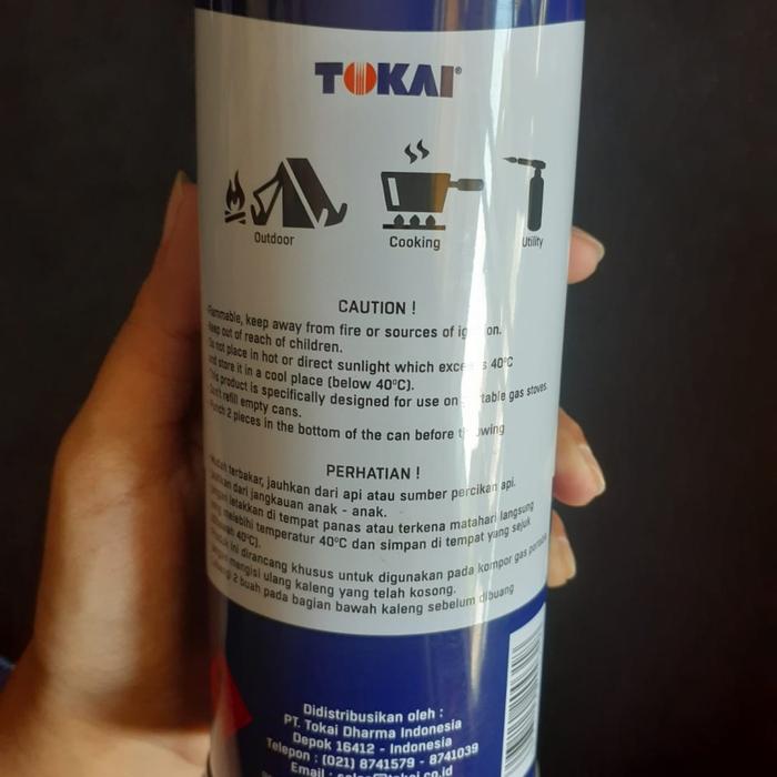 Gas Kaleng Refil Isi Ulang Kompor Portable Tokai 235 Gram | Tabung Gas Kaleng Portable | Tabung Gas 
