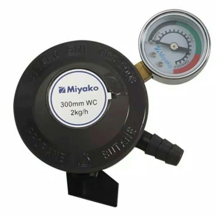 REGULATOR + METERAN GAS LPG MIYAKO RM 201 M // KEPALA LPG