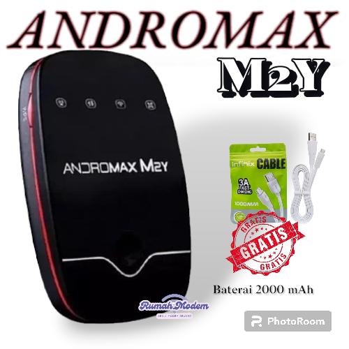 MODEM WIFI ANDROMAX SMARTFREN M2Y Second - Free Kabel Data