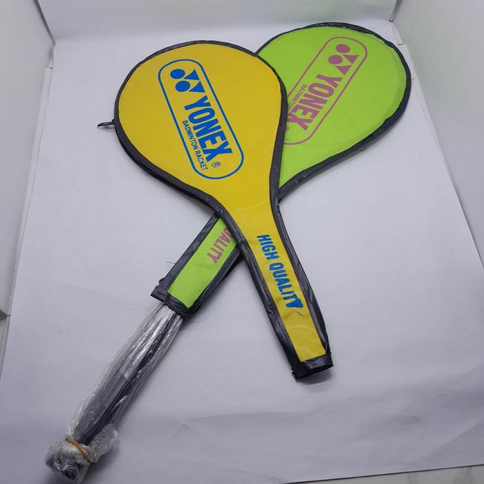 RAKET BADMINTON Bulu Tangkis TERMURAH UNTUK PEMULA 1 PCS RAKET plus Sarung