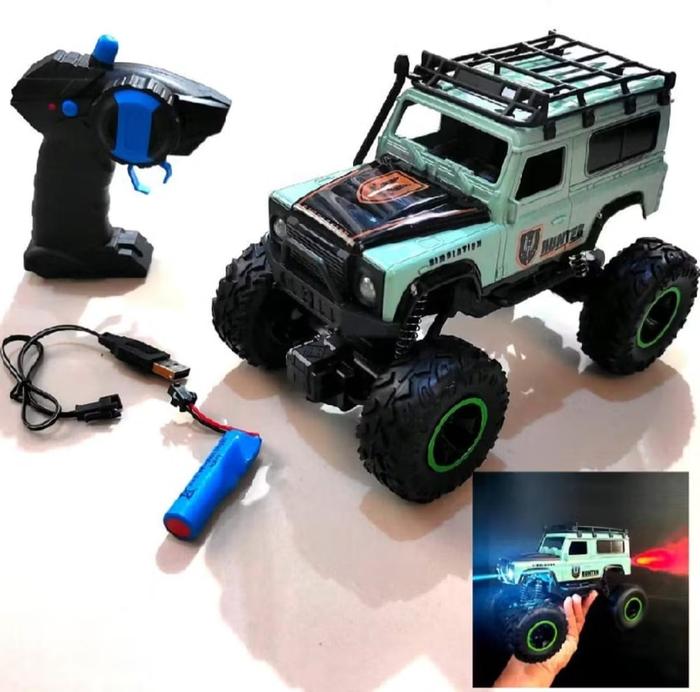 Mobil Remote Control Jeep Off Road Mobil RC Hunter Cross Country Skala 1:20 Mobil Remot Jeep Rubicon