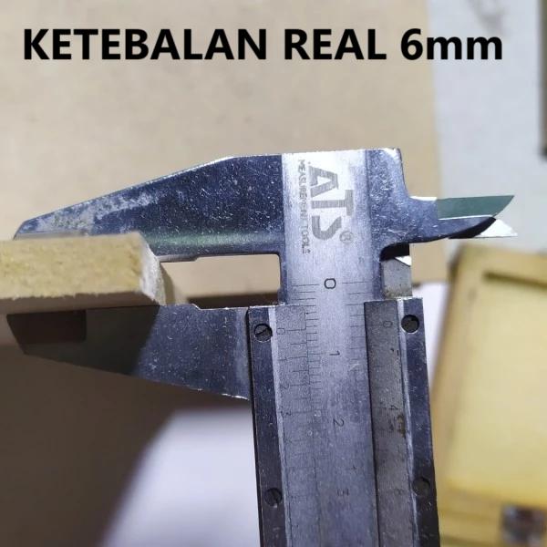 Papan Kayu MDF Polos Ukuran 40x60 Tebal 6mm Bahan Dekorasi Hiasan Dinding Rumah