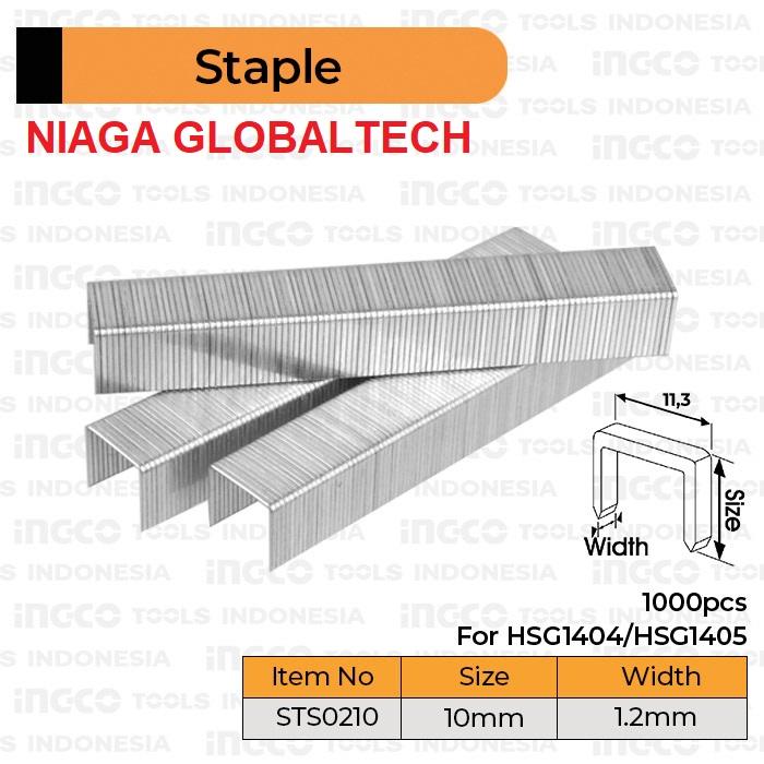 INGCO STS0210 10MM REFILL ISI STAPLES STAPLER STEPLES HSG1405 ISI STAPLES 10MM