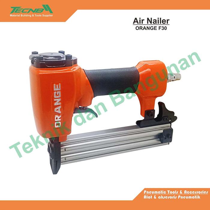 Air Nailer Gun F30 Mesin Paku Tembak Angin ORANGE F30