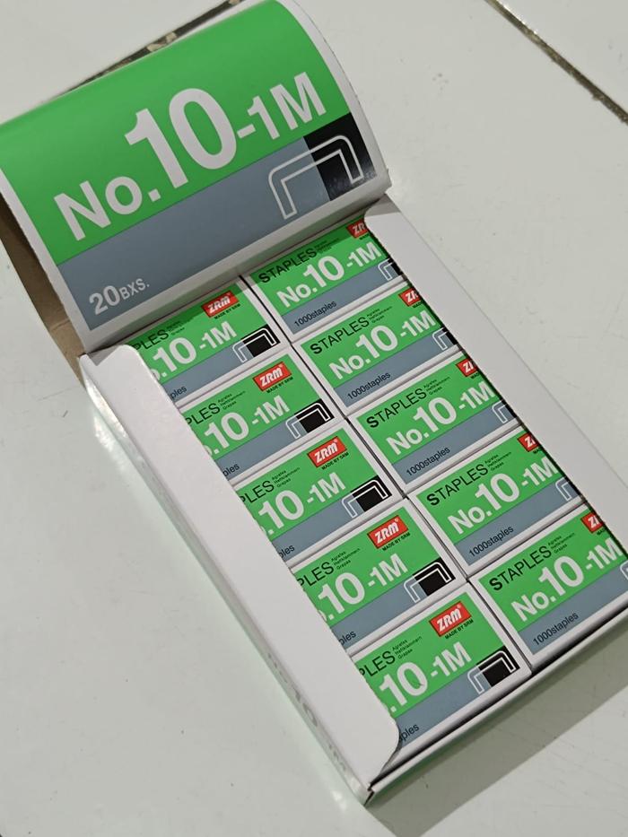 1 PAK BESAR 20 KOTAK - ISI STAPLES KECIL NO.10 - REFILL STAPLER HD HD10D - STAPLES JOYKO - ANGEL ATK
