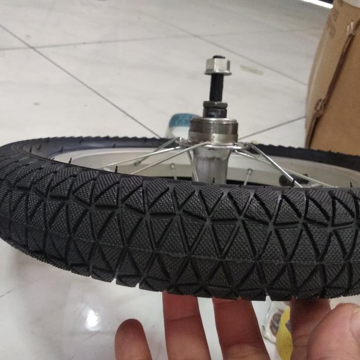 1 set 1 Roda Sepeda 12 Belakang velg jari / ruji bos ban luar dalam