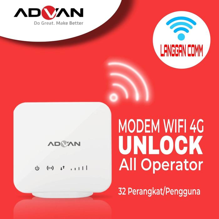 Modem Wifi 4G All Operator Unlock Advan Modem Advan