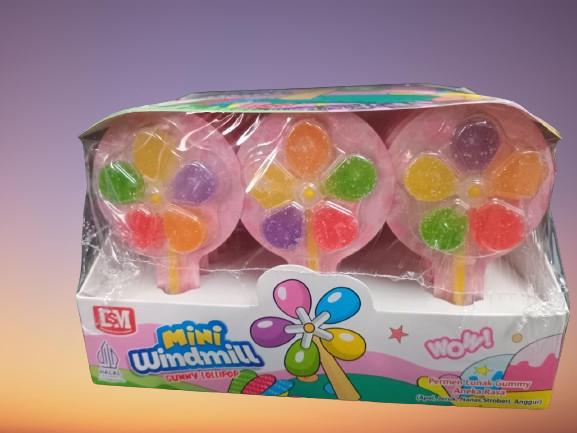 Permen kincir mini lunak  isi 30 pcs aneka rasa buah