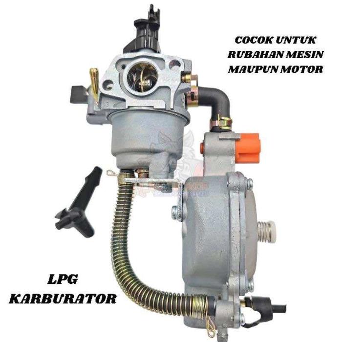 KARBURATOR GAS LPG KARBURATOR CONVERTER TO LPG GX 200 GX 160 UNTUK GAS LPG SEBAGAI PEGANTI BAHAN BAK