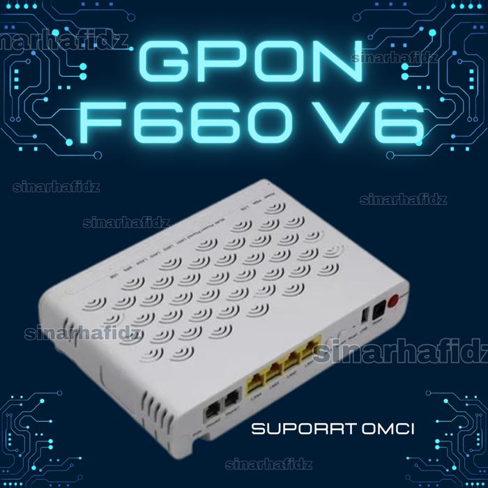 ZTE ZXHN F660 GPON ONT Wireless Router 2.4GHz 300Mbps