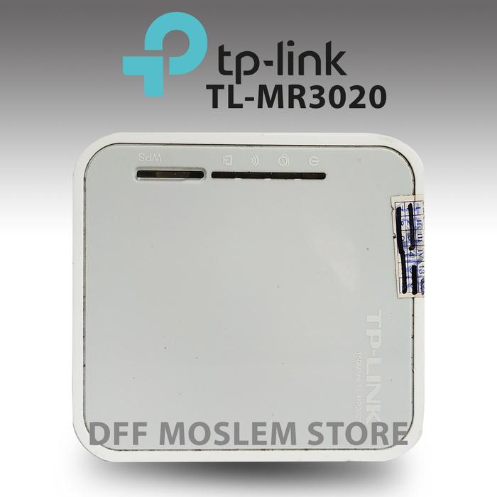 Modem Router Wireless Wifi TP-Link MR-3020 Normal Voucheran Lancar Jaya