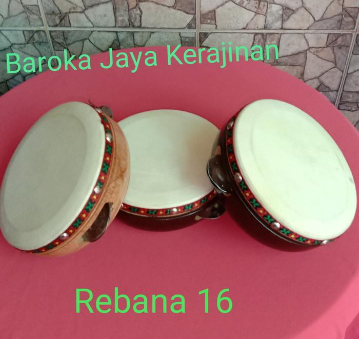 Rebana kecrek ukuran 16 cm