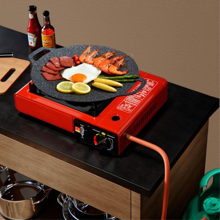 【】OMicko Kompor Gas Portable kompor portable 1 set lengkap Kompor Masak Portabel Praktis Mudah Digun