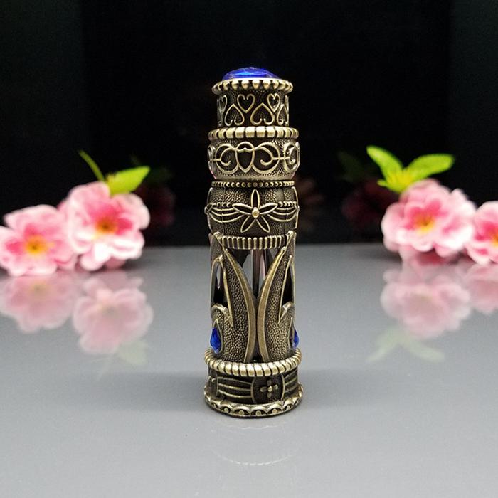 Mewah!! Arabian Metal Style Botol Parfum Refillable Ulang