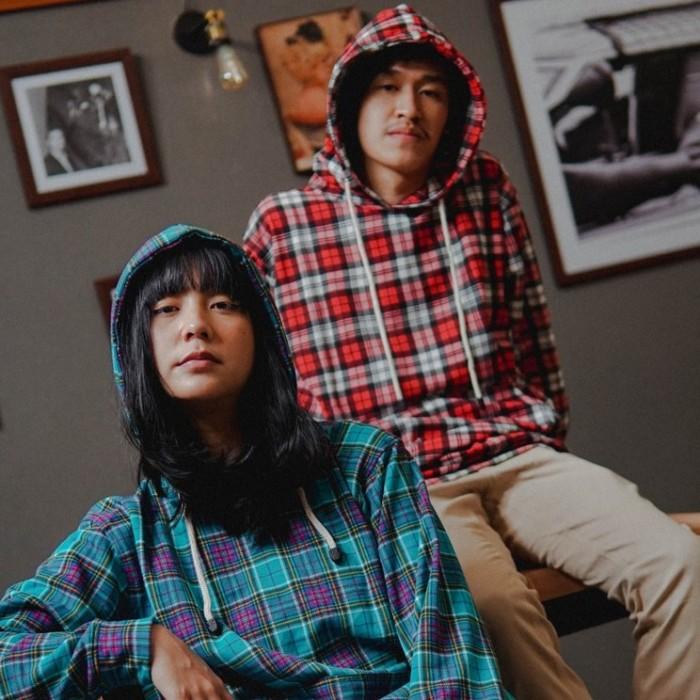 Barris Green Flannel Hoodie - Jaket Flannel Pria Guteninc