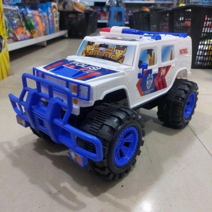 OBRAL LEBAY....MAINAN MOBIL ANAK JEEP POLISI JUMBO